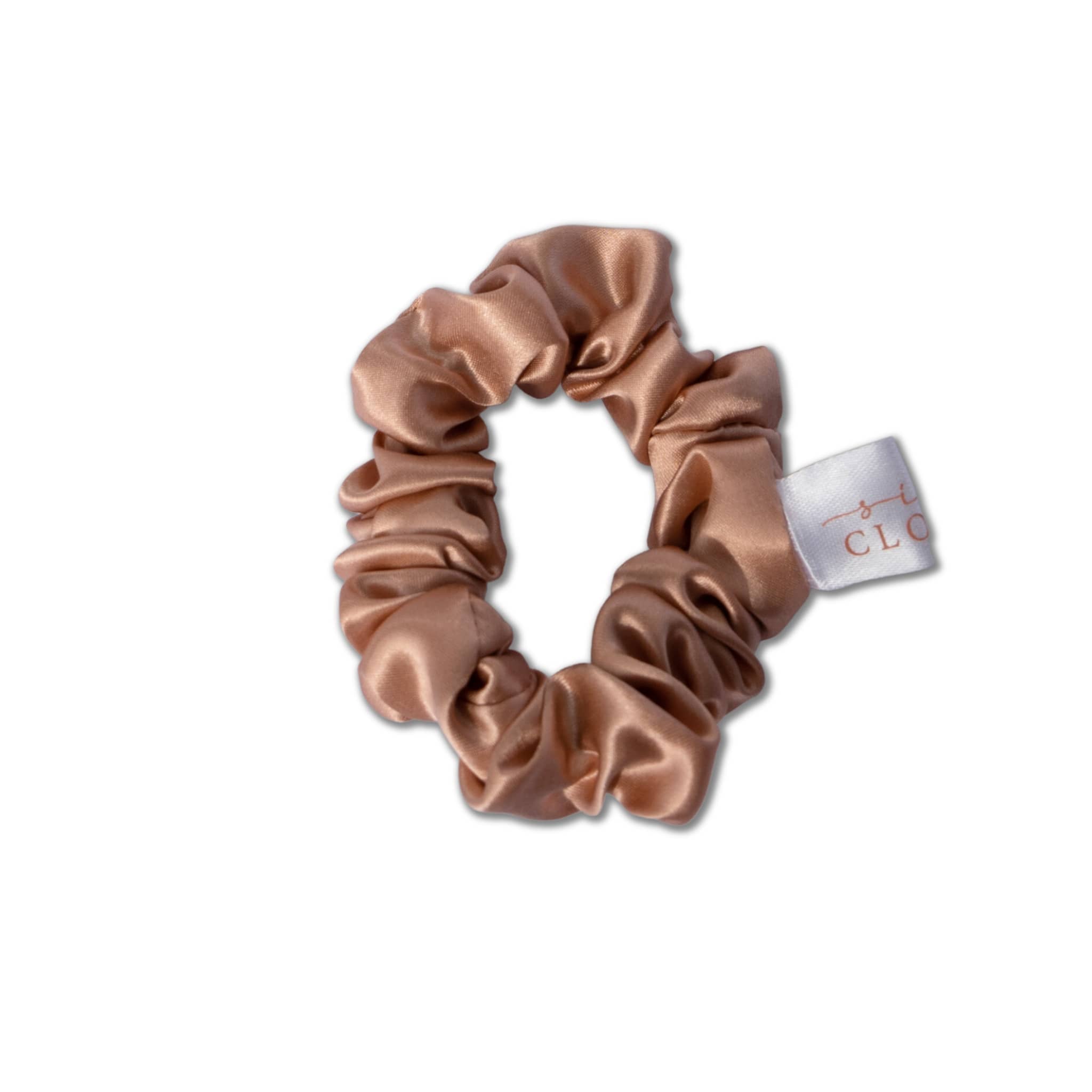 Silk Closet Esperance Blush hair scrunchie.