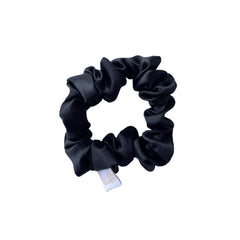 Silk Closet Elizabeth black midi silk hair scrunchie